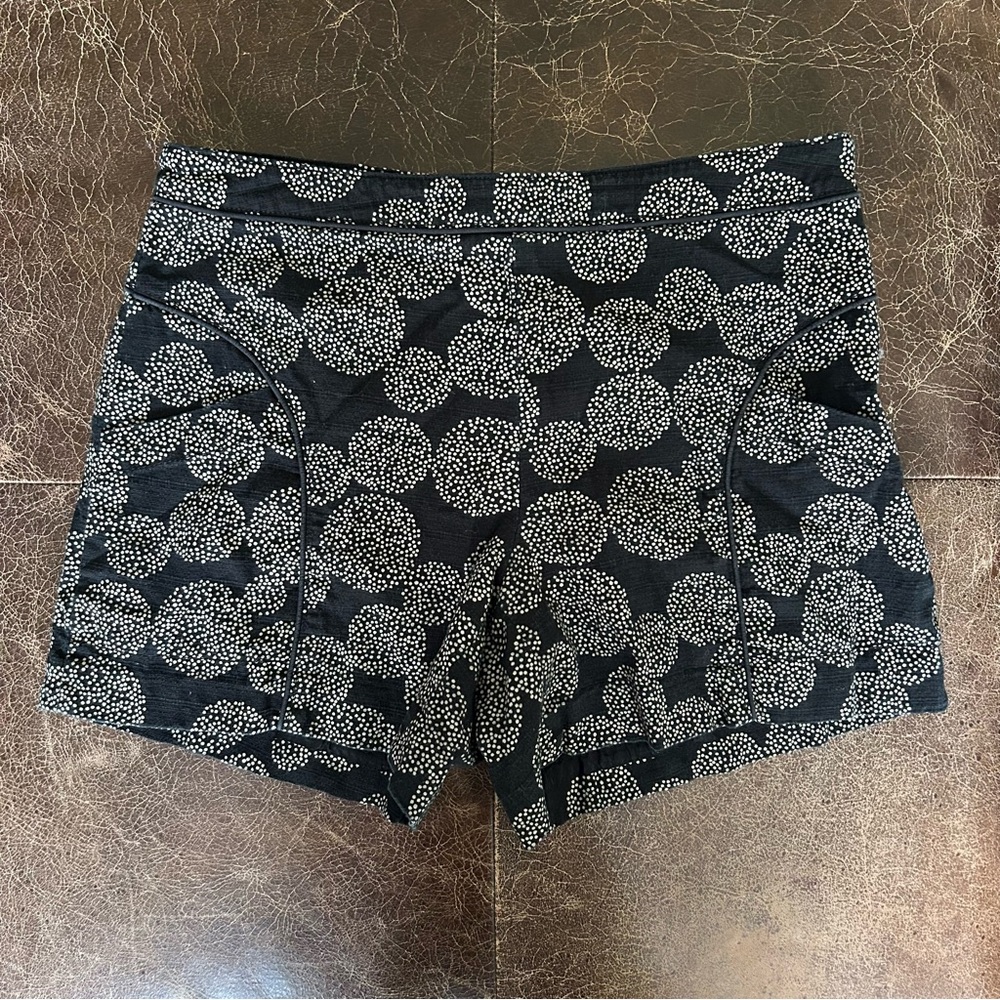 Cartonnier Anthropologie Chino Shorts Black White Dot